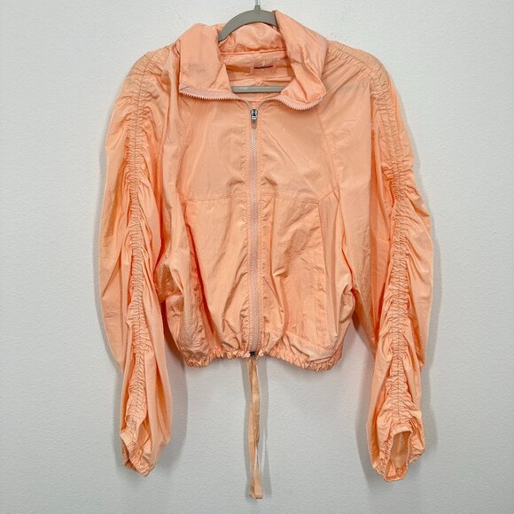 FP Movement by Free People Peach Sheer Bliss Jacket - Picture 1 of 10